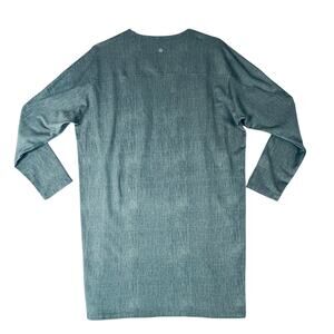 Lululemon Come To Cozy Tunic Dress 8 Heathered Green Knit
